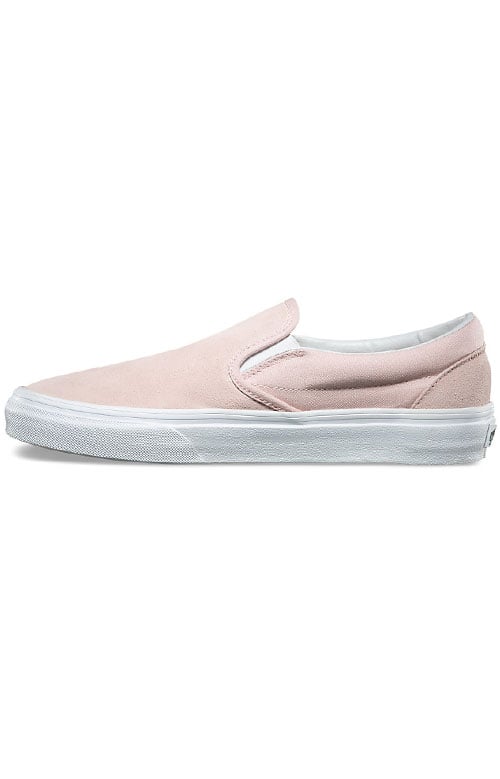 (8F7OT1) Classic Slip-On Suede Shoe - Sepia Rose